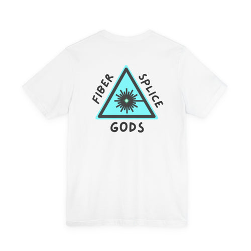 Fiber Splice Gods T-Shirt — Techy Fiber Optic Logo Tee