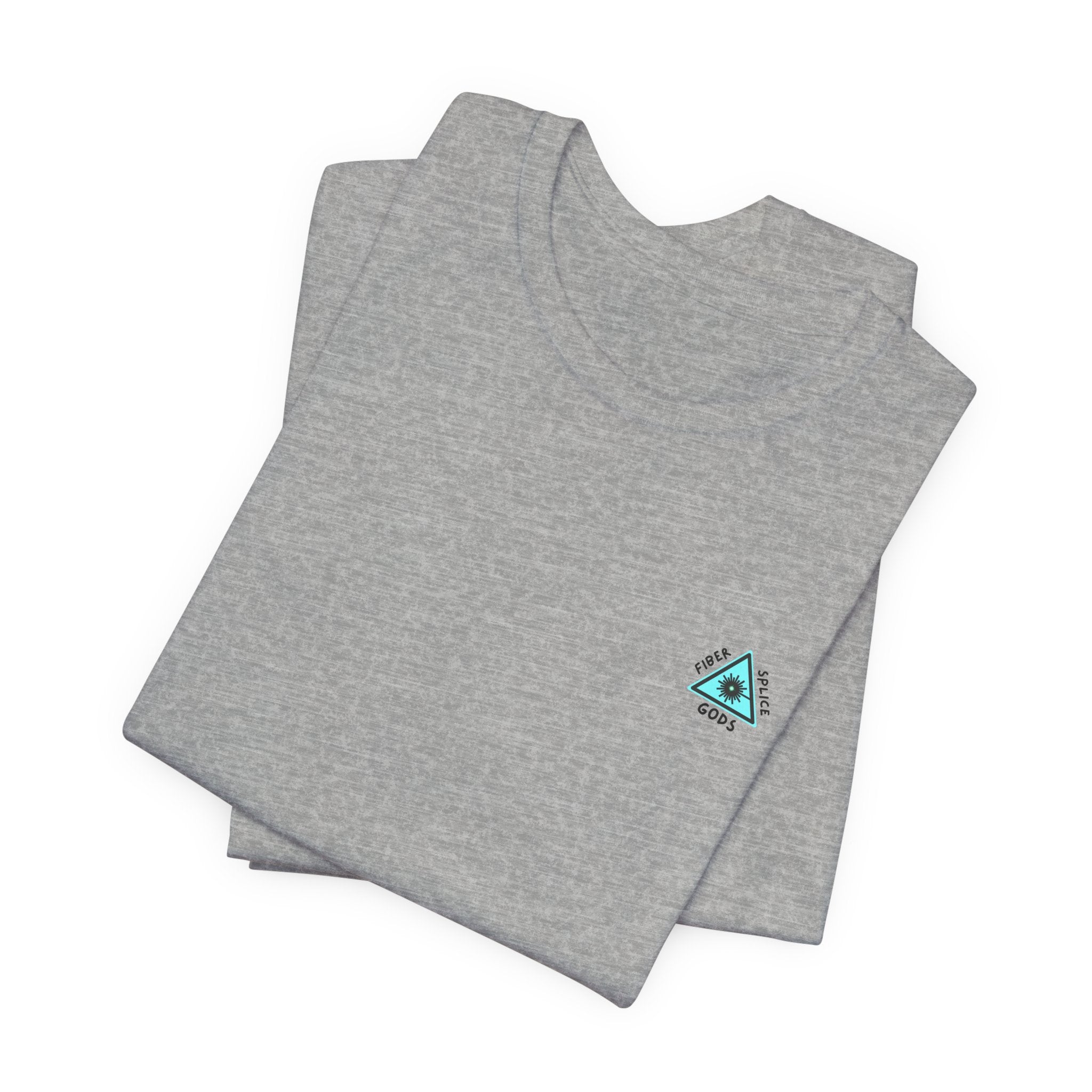 Fiber Splice Gods T-Shirt — Techy Fiber Optic Logo Tee
