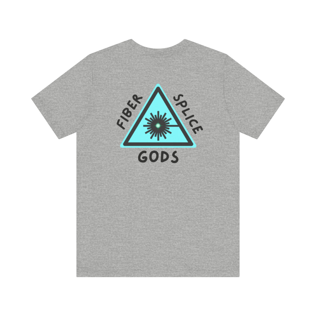 Fiber Splice Gods T-Shirt — Techy Fiber Optic Logo Tee