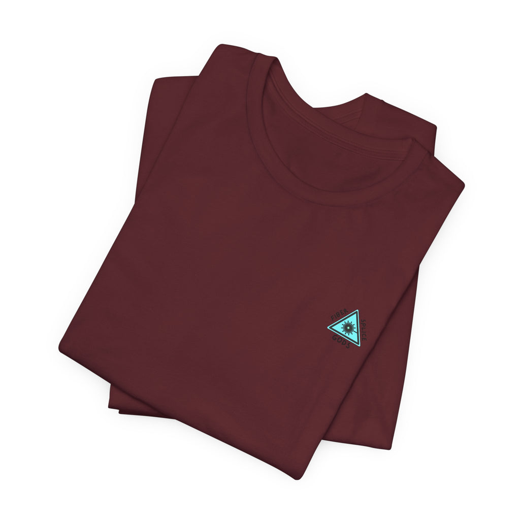 Fiber Splice Gods T-Shirt — Techy Fiber Optic Logo Tee