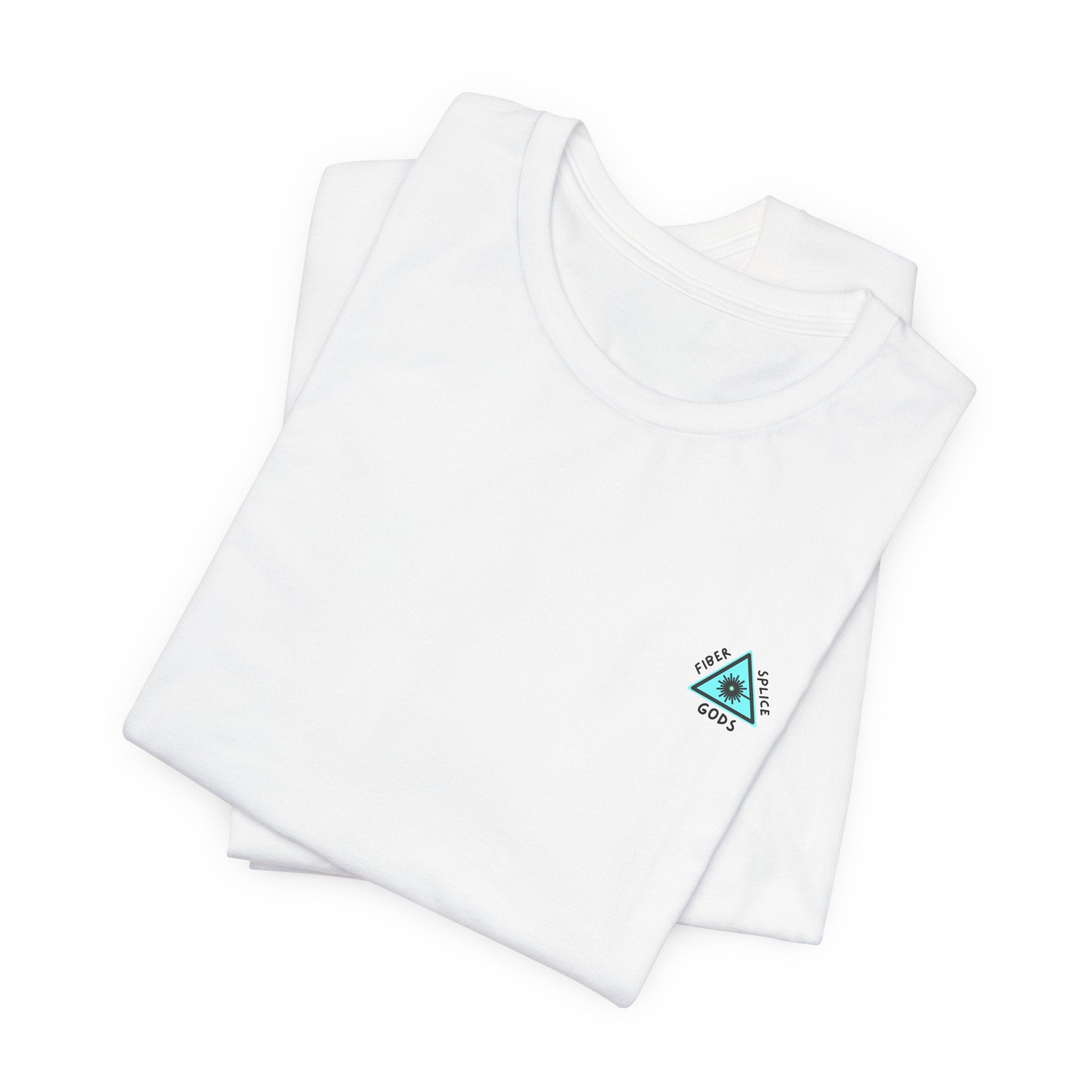 Fiber Splice Gods T-Shirt — Techy Fiber Optic Logo Tee