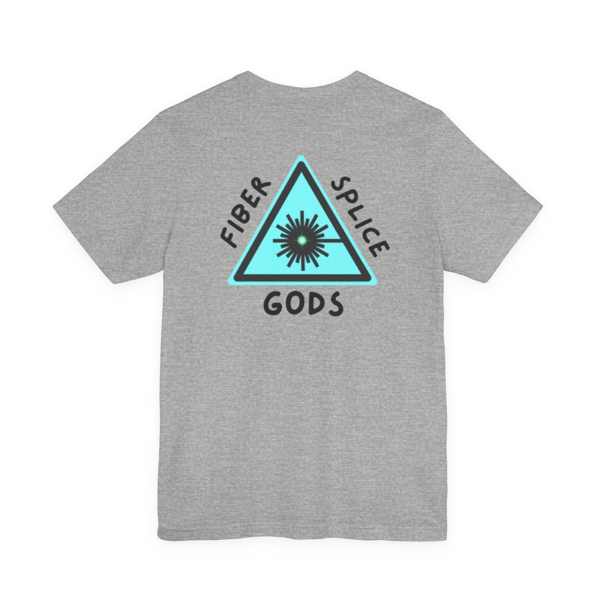 Fiber Splice Gods T-Shirt — Techy Fiber Optic Logo Tee