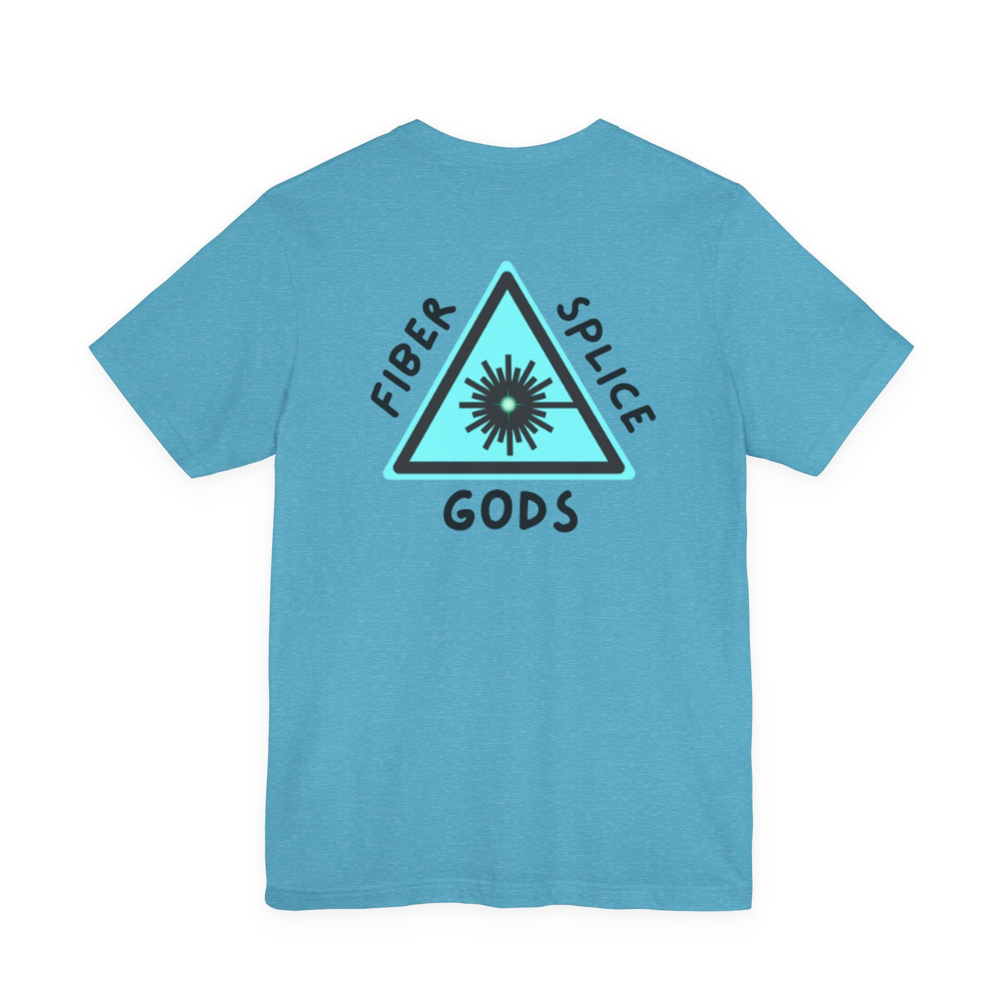 Fiber Splice Gods T-Shirt — Techy Fiber Optic Logo Tee