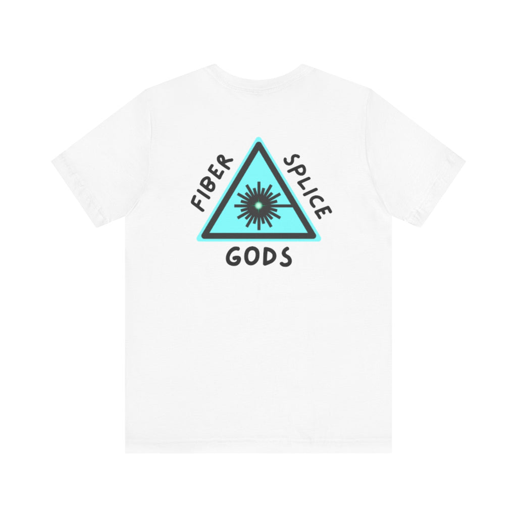 Fiber Splice Gods T-Shirt — Techy Fiber Optic Logo Tee