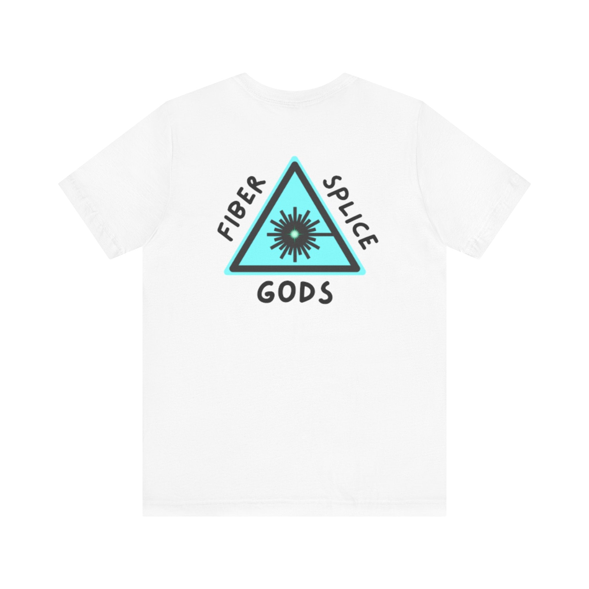 Fiber Splice Gods T-Shirt — Techy Fiber Optic Logo Tee