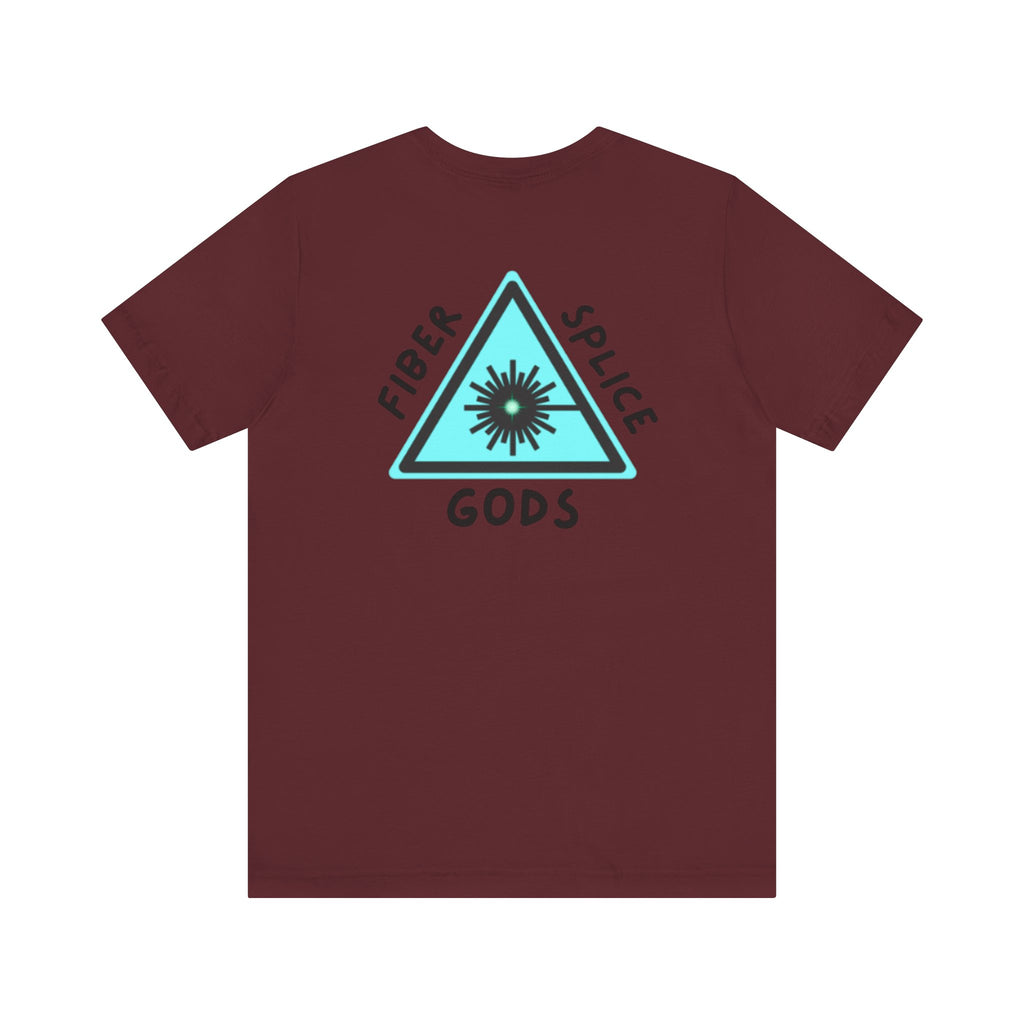 Fiber Splice Gods T-Shirt — Techy Fiber Optic Logo Tee