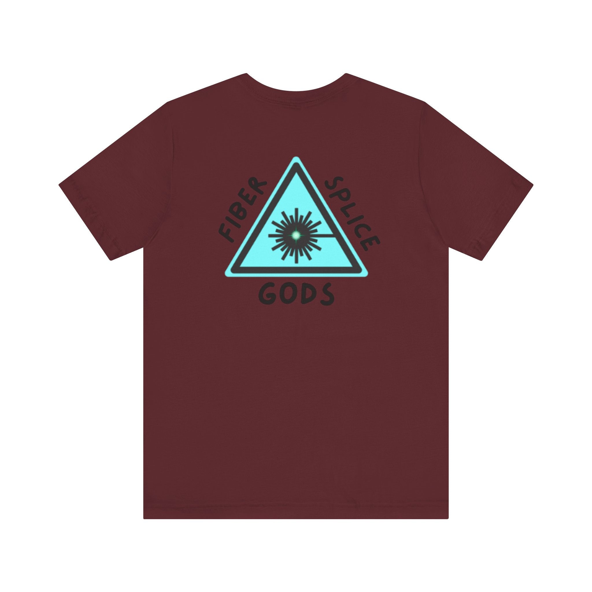 Fiber Splice Gods T-Shirt — Techy Fiber Optic Logo Tee