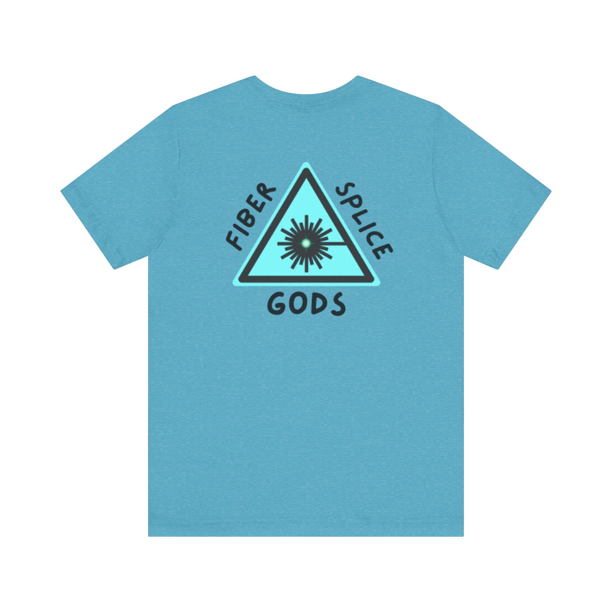 Fiber Splice Gods T-Shirt — Techy Fiber Optic Logo Tee