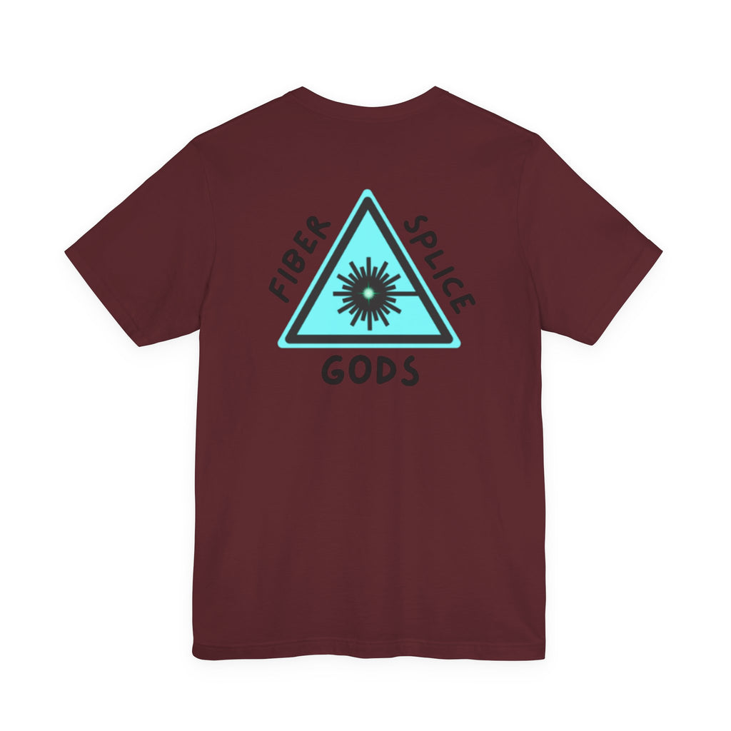 Fiber Splice Gods T-Shirt — Techy Fiber Optic Logo Tee