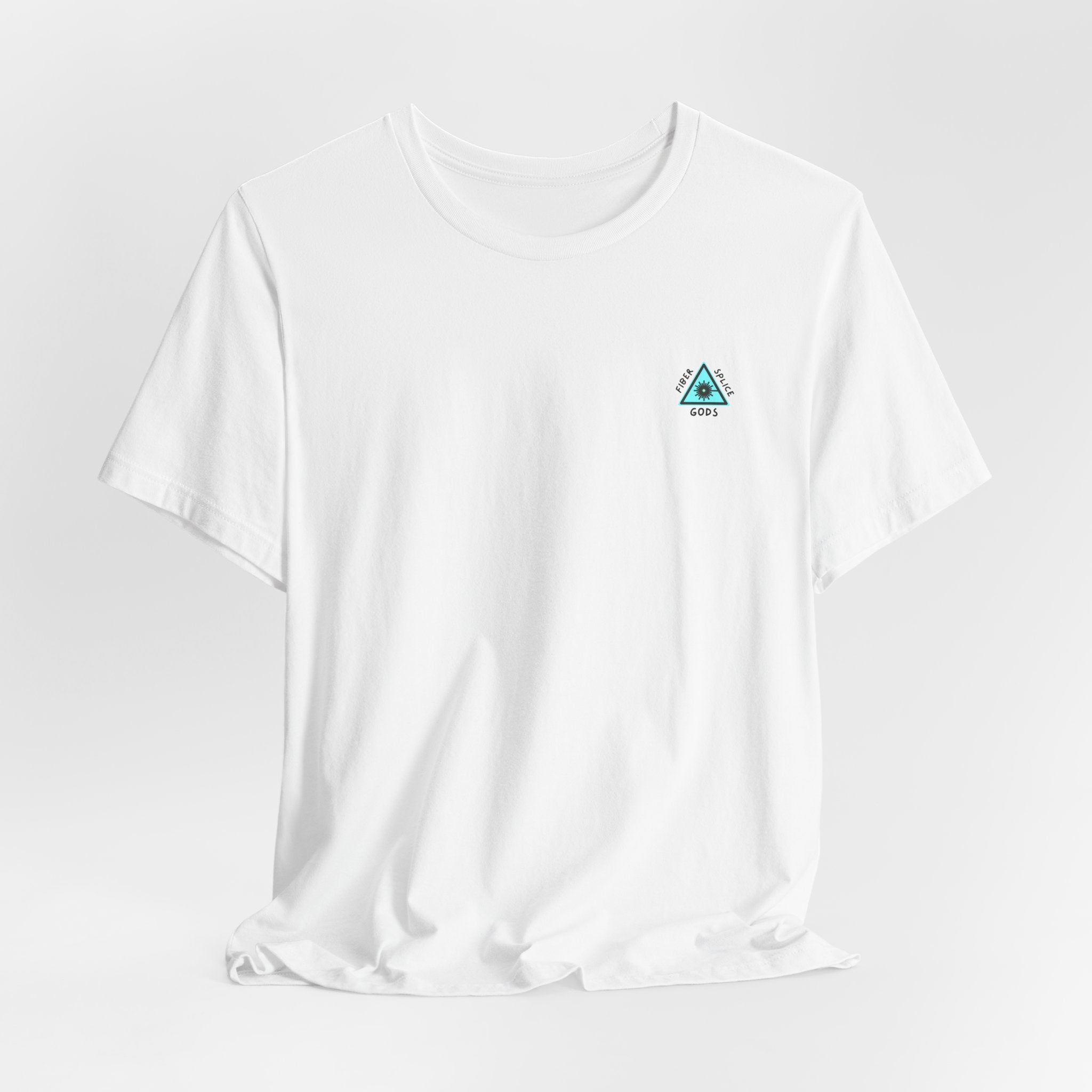 Fiber Splice Gods T-Shirt — Techy Fiber Optic Logo Tee